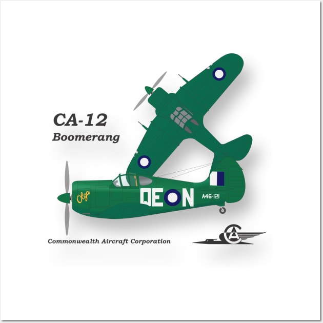 Commonwealth Aircraft Corporation CA-12 Boomerang Wall Art by GregThompson